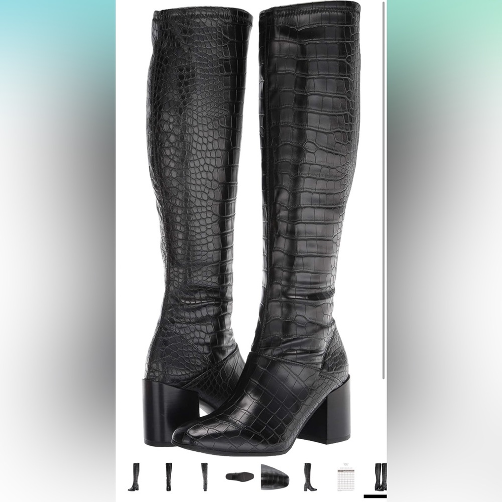 Franco Sarto Womens Tribute Knee High Heeled Boot